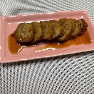 豚バラ薄切り肉でくるくるチャーシュー